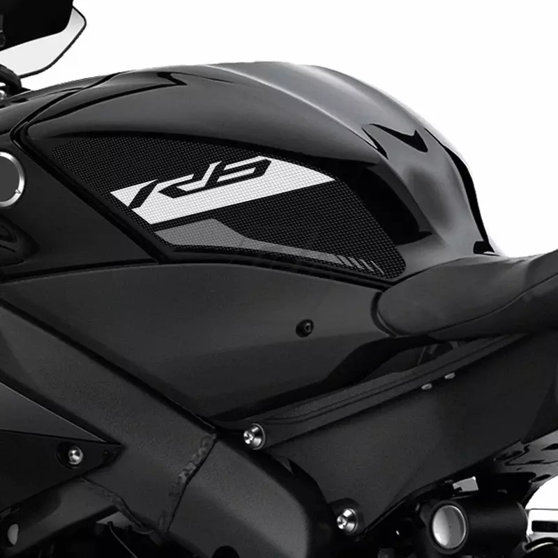 Для Yamaha YZF R6 YZFR6 2017 2018 2019 2020 2021 мотоциклетные Нескользящие боковые наклейки на топливный бак водостойкая прокладка резиновая наклейка