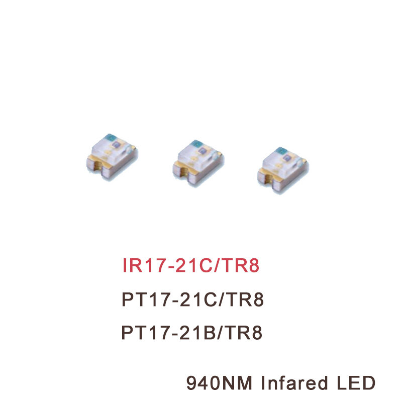 赤外線受信管,送信管,PT17-21C,l41,tr8,IR17-21C,tr8,100%,元の0805 smd,10個セット