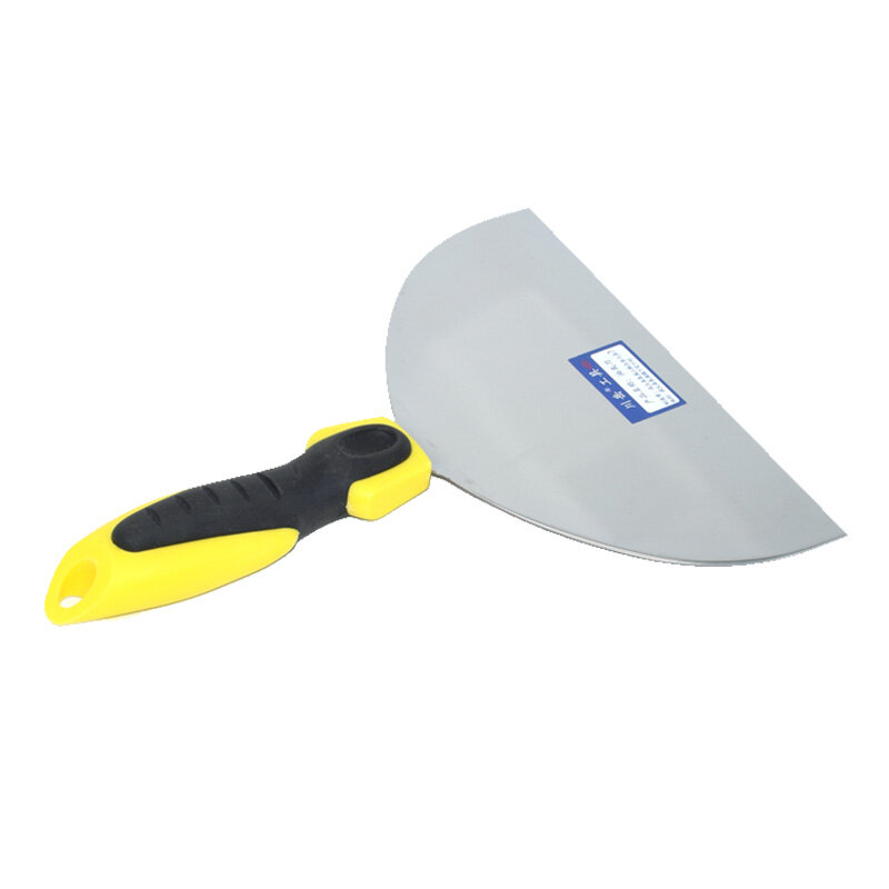 Stainless Steel Putty Knife com Plastic Handle, Batch Knife, Paint Spatula, Ferramenta, Gadgets Construção, 8"