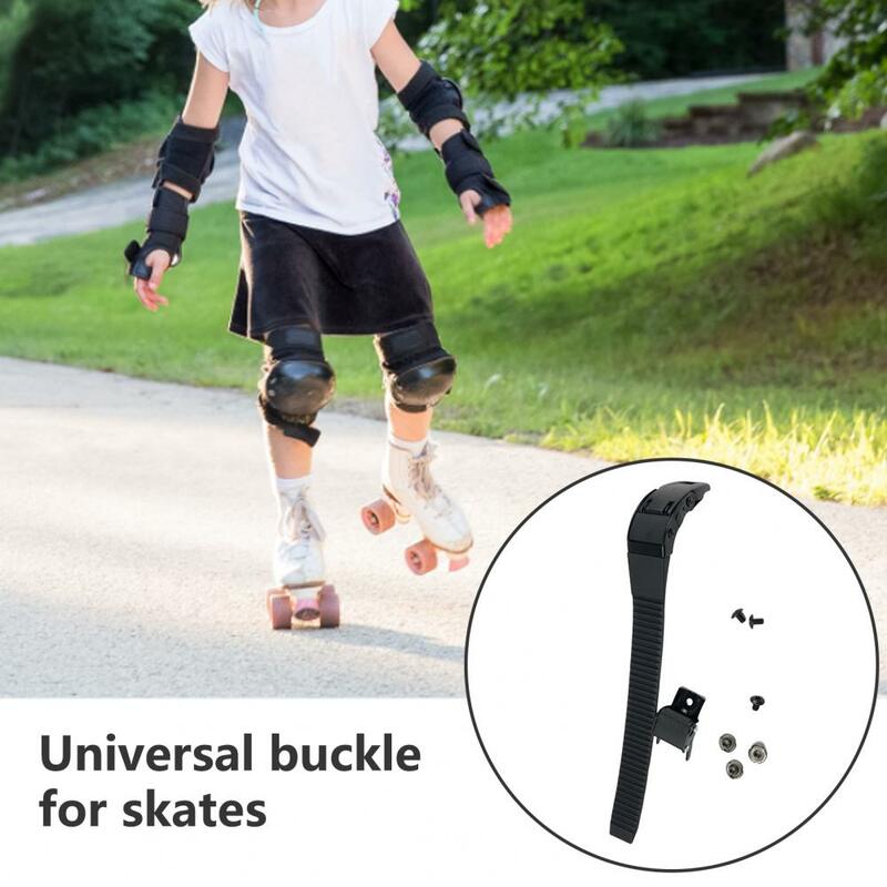 1 zestaw łyżwy uchwyt mocujący antypoślizgowe regulowane mocno blokujące Fit naprawiono Roller Skate Energy pasek z klamrą Skate akcesoria