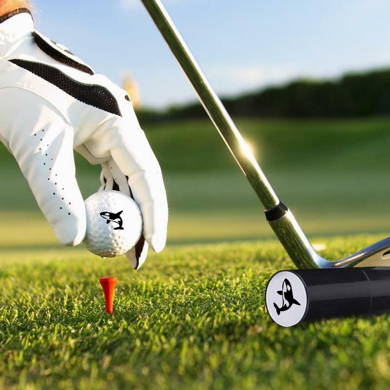 Piłka golfowa znacznik stempel zabawny szablon automatyczny olejny szybkoschnący stempel piłka golfowa do szybkiego zabawki przedszkolne