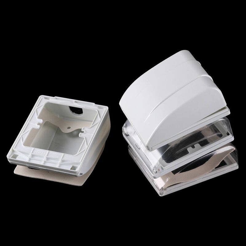 Transparent Safety Child Electric Plug Cover Socket Protector Splash Box Sockets