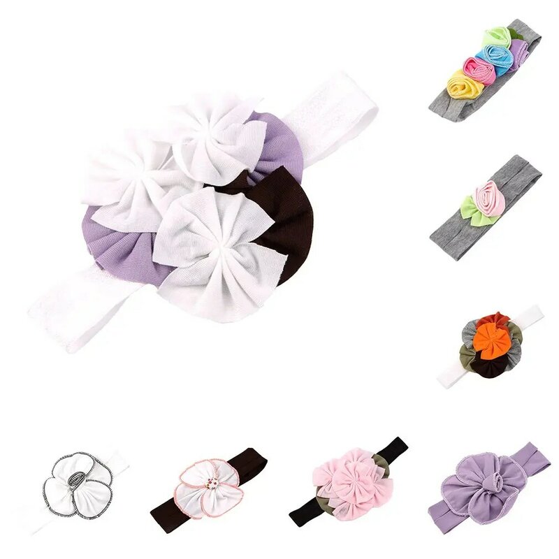 Diadema de flores para niña y niño pequeño, cinta para el pelo, accesorios para la cabeza