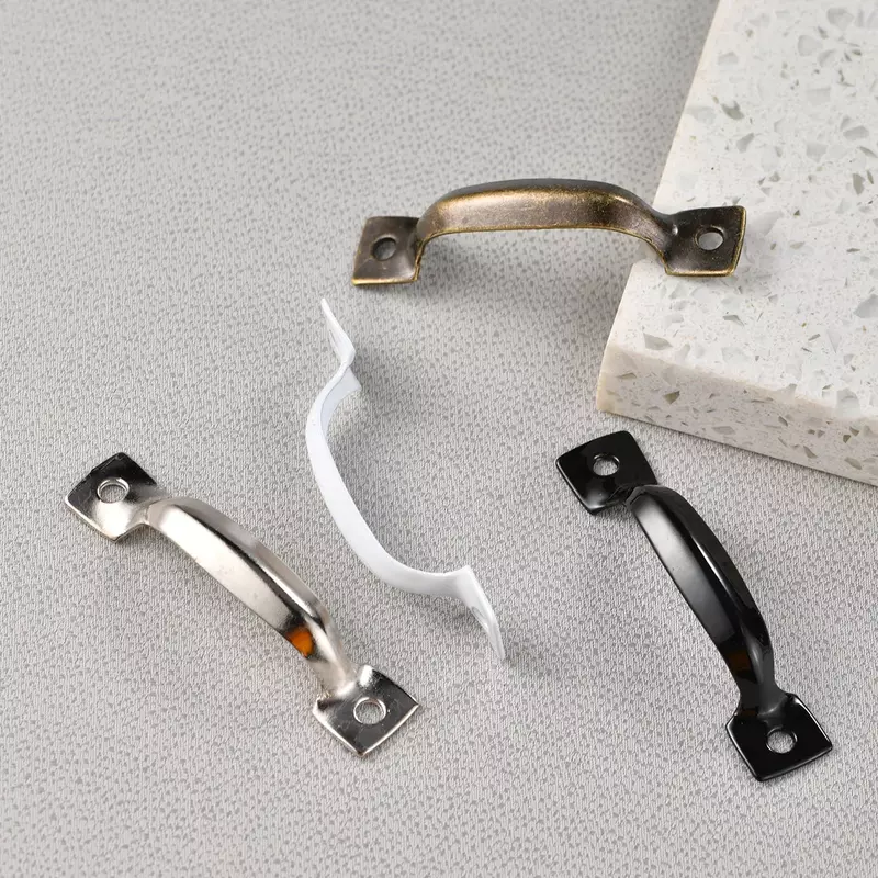 Шкатулка для ювелирных изделий, железный ящик с маленькой ручкой, миниатюрная Минималистичная, 53 мм