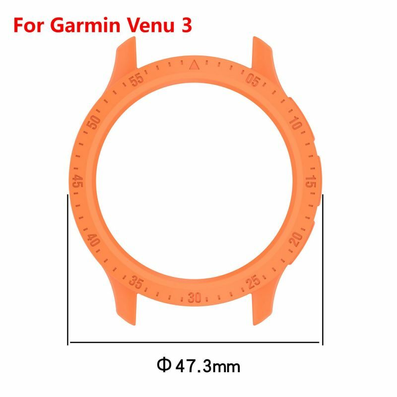 TPU Protective Case Cover For Garmin Venu 3 3S Smart Watch Band Soft Silicone Bumper Venu3 Venu3S Protector Shell Accessoies