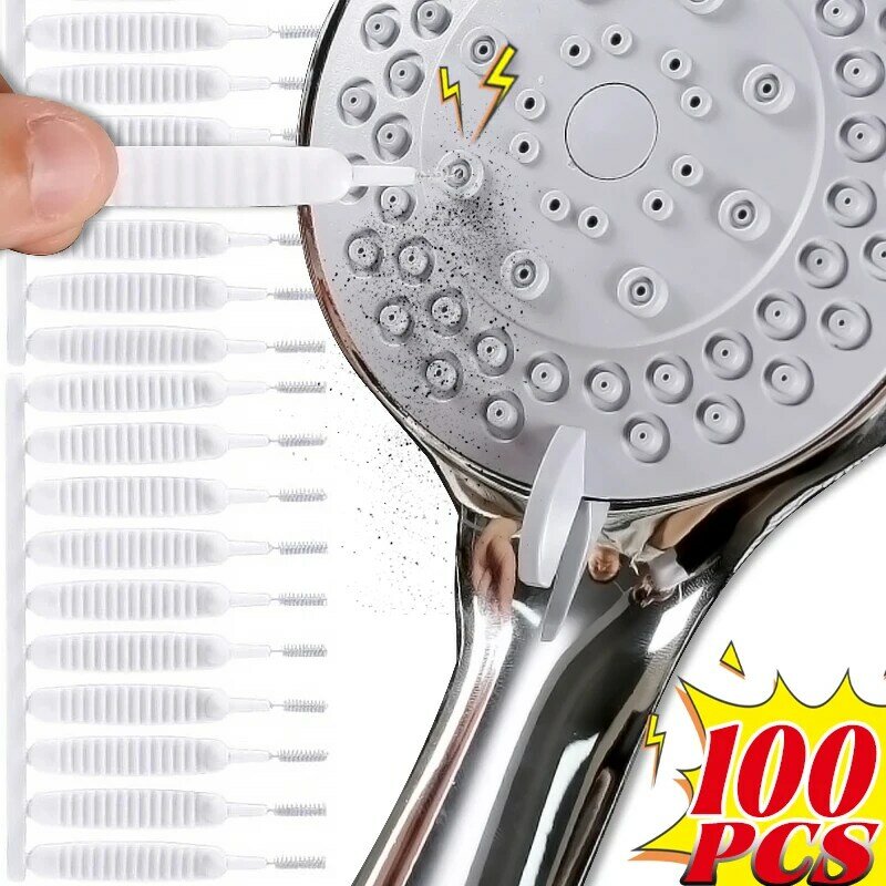 Micro Nylonowa szczotka do czyszczenia głowicy prysznicowej Klawiatura Telefon komórkowy Mały otwór Usuń kurz Blokowany środek czyszczący Mini szczotki do porów Narzędzia