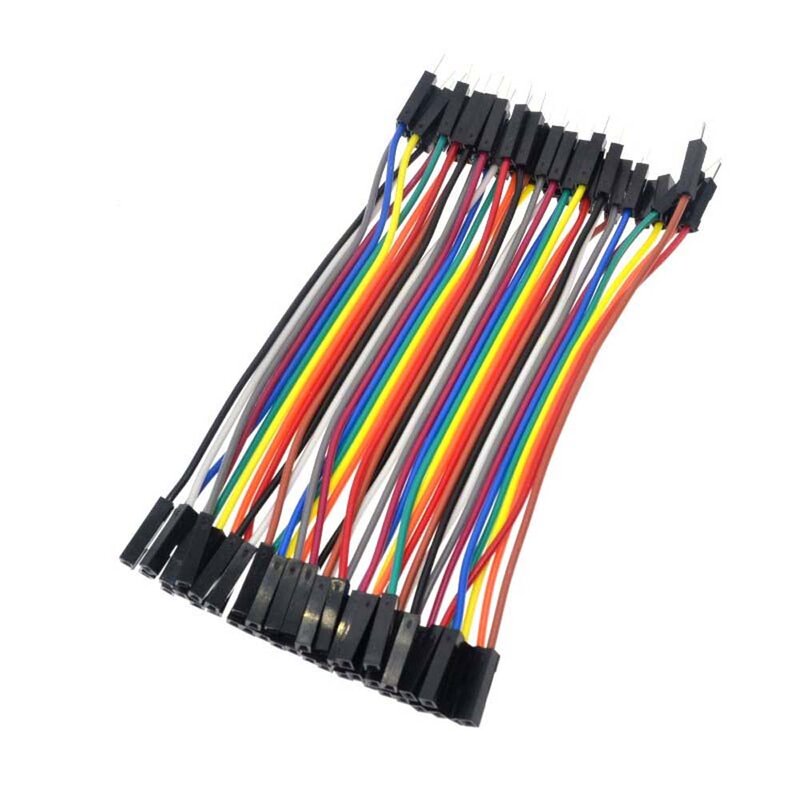 Feminino para Feminino Jumper Dupont Wire Cable, Kit Conector Eletrônico para Arduino, 40Pin, 10cm