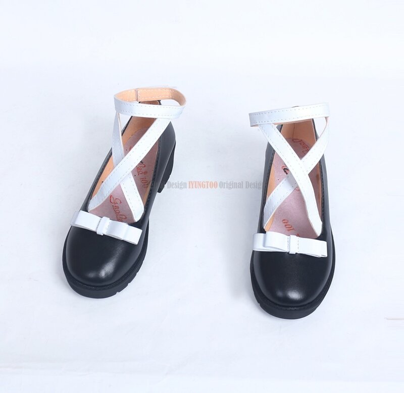 Danganronpa-zapatos de Cosplay de Kirumi Tojo, botas negras hechas a medida, Danganronpa V3: Kirumi Tojo