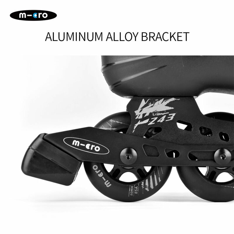 Micro Skate Brems satz, Alaun Version für Erwachsene Standard Slalom Inline Skates Mt/Super, passen die meisten 76/80mm Räder 231/243 Rahmen, 1St