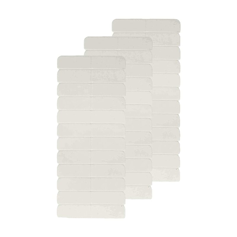 Ruban adhésif blanc pour Extensions de cheveux, 0.8x4cm, bande de remplacement imperméable, sans brillance