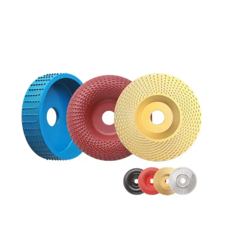 16mm Bore WoodWorking Tools Grinding Polishing Wheel Rotary Disc Sanding Wood Carving Tool Abrasive Disc Tools for Angle Grinder