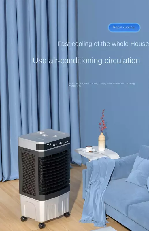 Vcj-空気冷却器ファン,強力で静か,寝室,リビングルーム,オフィスに最適,220v