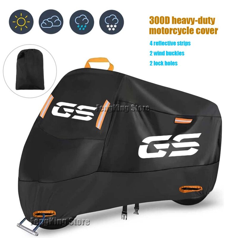 For BMW R1300GS Motorcycle Cover Waterproof Outdoor Scooter UV Protector Rain Cover