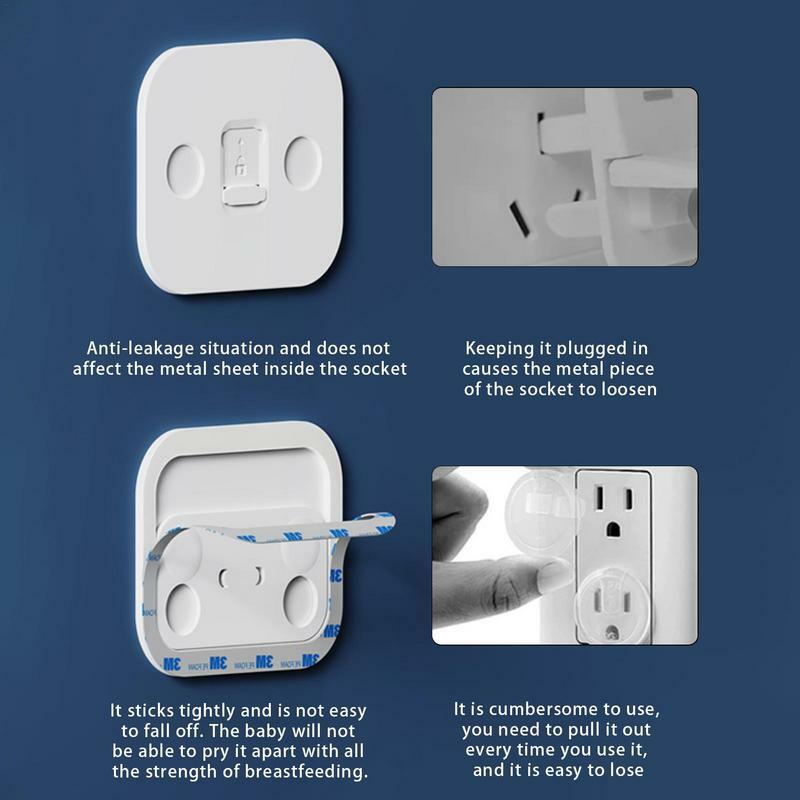 EU Power Socket Covers para Crianças, Tomada Elétrica, Baby Safety Guard, Proteção Anti-Choque Elétrico, Protetor de Plugs, 10PCs