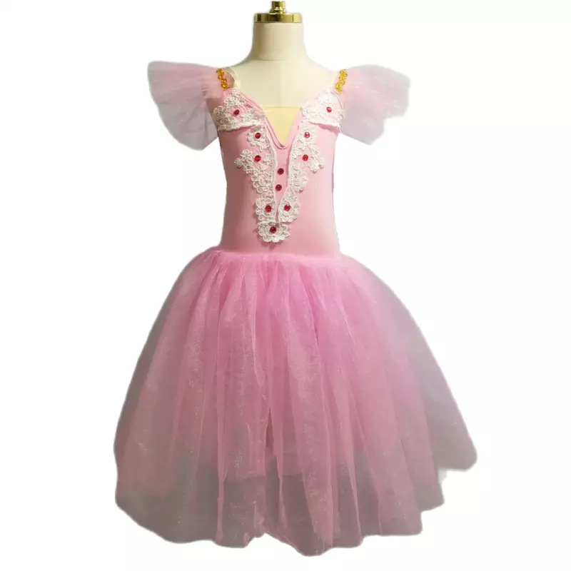 Vestido de tutú de Ballet para niños y adultos, trajes de baile, faldas de Ballet para bebé, ropa de actuación