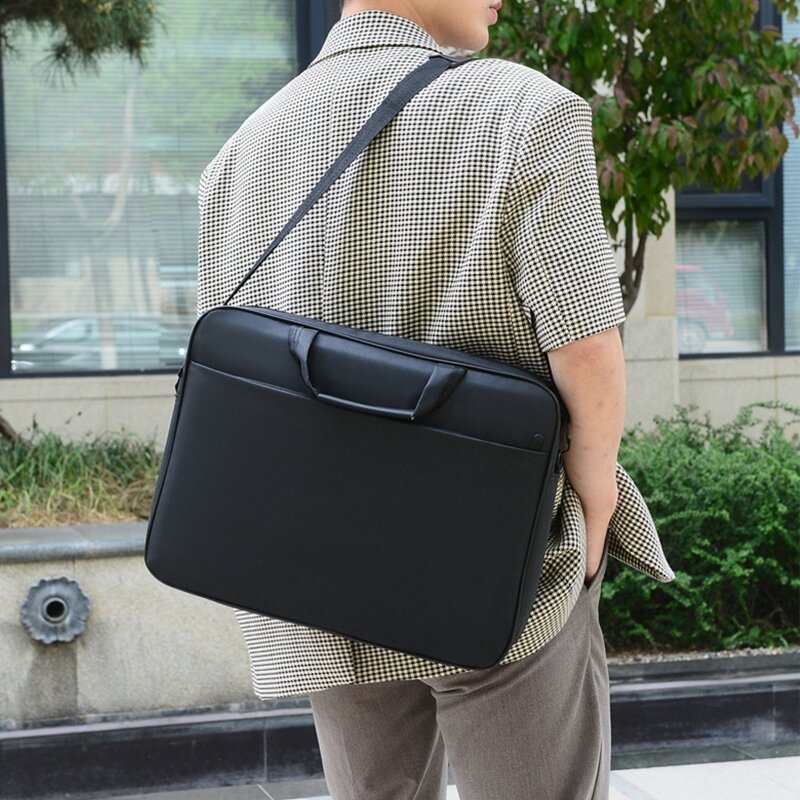 Laptop Bag 15.6 17 inch Shockproof Notebook for Case Sleeve Computer Shoulder Handbag Briefcase Bag with Adjustable Stra 517D
