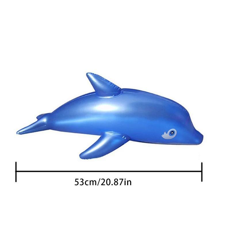 Pool Dolphin Game Toys 20.87 Inches Summer Cute Dolphin Toy Beach Poolside Aquatic Themed Decor Birthday Party Buffet Table