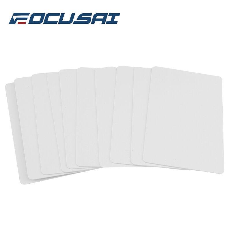FOCUSAI-Cartões Chip Eletrônicos em Branco, Cartões de Identificação de Proximidade, Token Tag, Cartão Chave, RFID, 125kHz, TK4100, 10Pcs