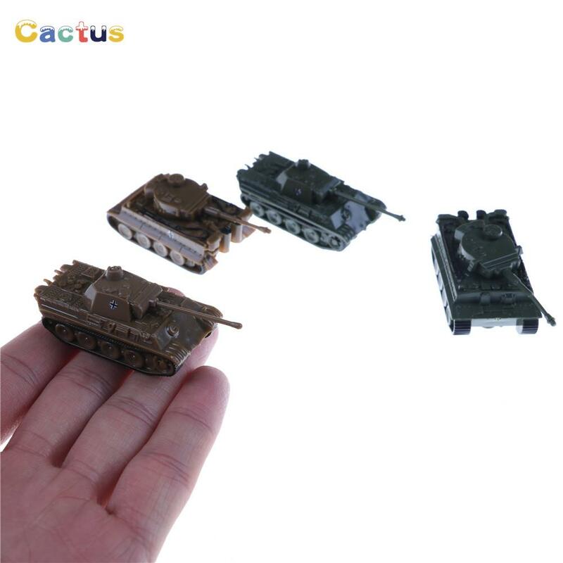 1:144 النمر الدبابات لعبة موضة بوي هدية البلاستيك 4D طاولة الرمل الحرب العالمية الثانية ألمانيا النمر تانك