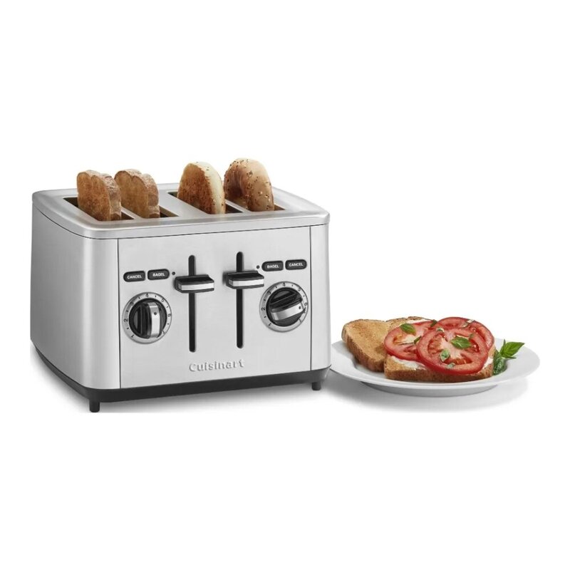 2023 New  Stainless Steel 4-Slice Toaster, CPT-14WM