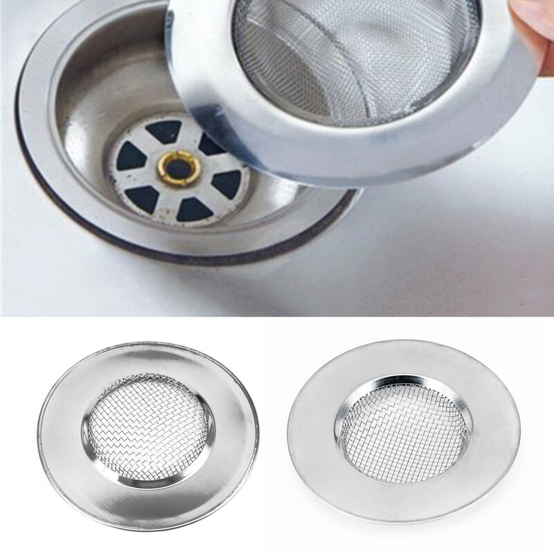Multi Functional Stainless Steel Drain Stopper For Kitchen Hair Drain Catcher Food Slag Drainer For Kitchen Bathroom Accessories