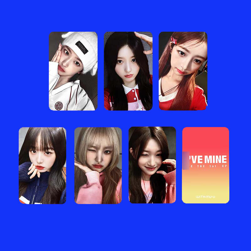 Álbum de fotos de KPOP IVE, I MINE SW, BEATROAD LOMOcard Eleven Girl Group, Rei, LIZ, Leeseo, Yujin, WonYoung, GAEUL, tarjeta postal de regalo, 6 piezas