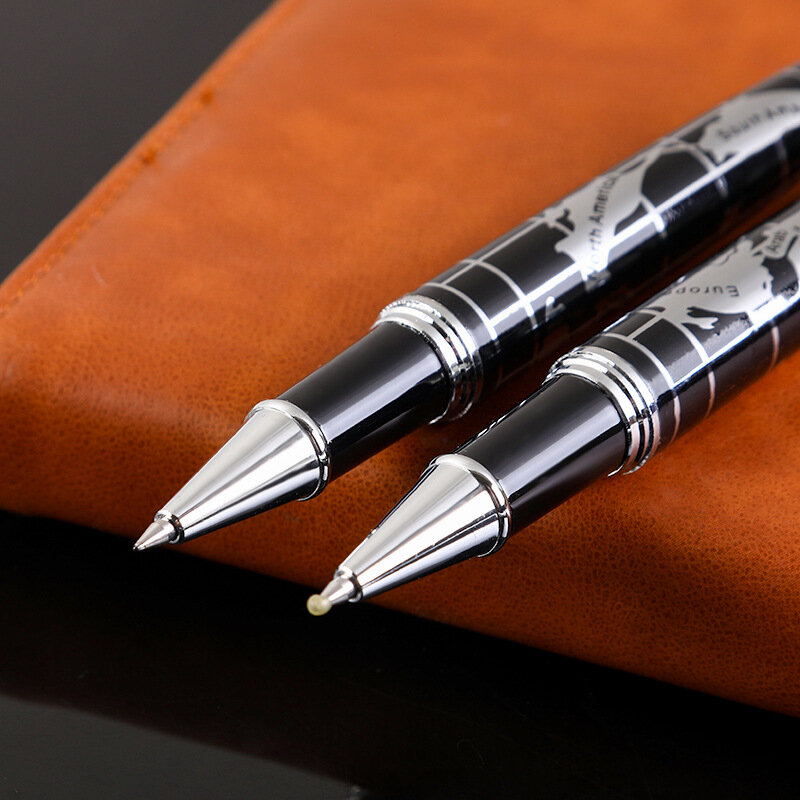 แฟชั่นออกแบบโลหะยี่ห้อลูกกลิ้งปากกาลูกลื่นสำนักงานธุรกิจผู้ชายคริสตัล Diamond Writing ปากกาของขวั...