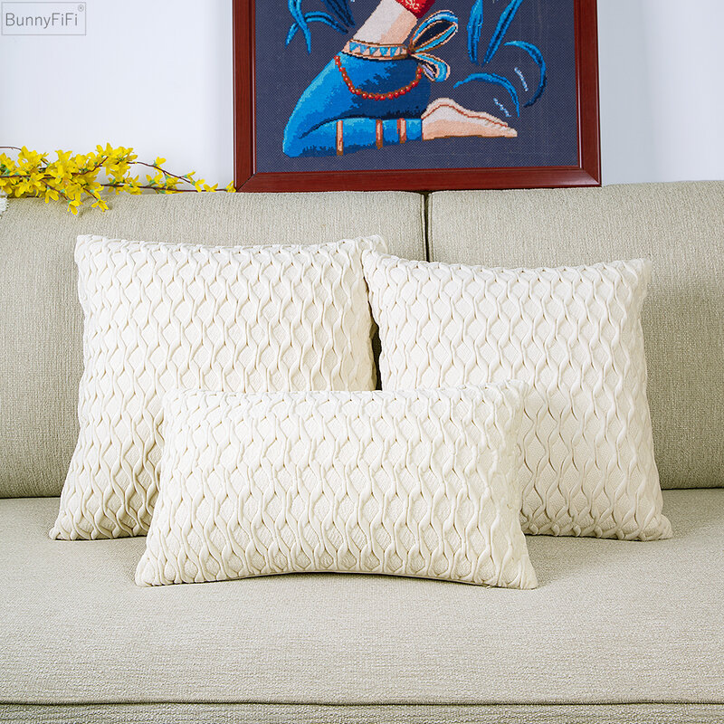 Однотонная декоративная наволочка для дивана или кровати, 50x50 см, 45x45 см, 30x50 см
