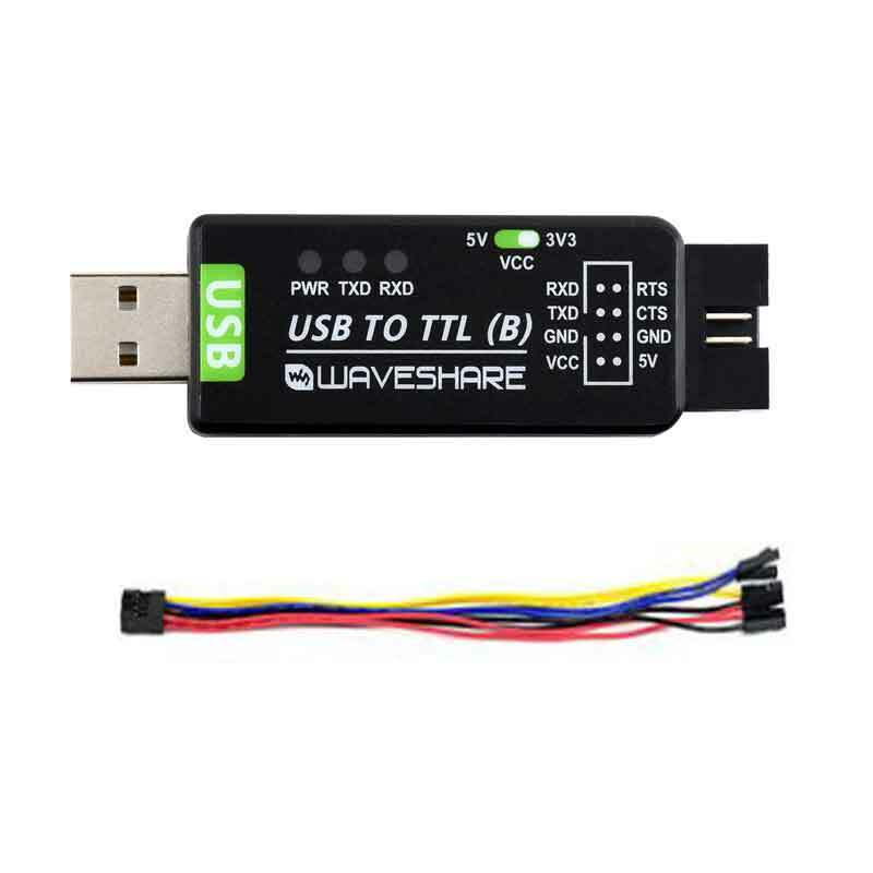 Konverter USB Ke TTL Industri Asli CH343G Bawaan Multi Perlindungan & Dukungan Sistem