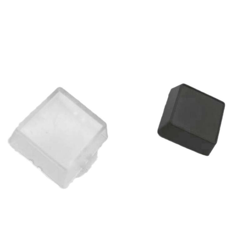 Transparente Double-Layer Keycaps, Caps Removíveis, Preto e Branco, Proteção Shell, Fábrica Atacado, 1Pc, 10 Pcs