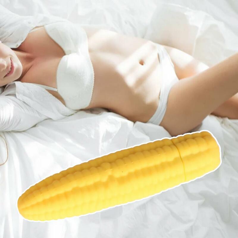 Vibrador de placer sexual para mujer, estimulador del punto G de silicona, color amarillo, innovador, masturbador