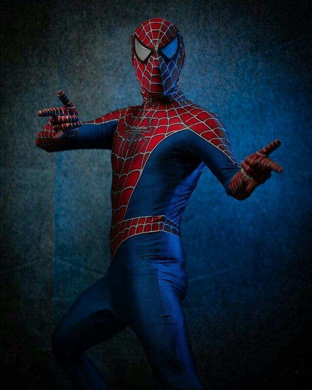 Классический костюм Человека-паука Raimi с 3D-принтом на Хэллоуин, костюм зентая для детей и взрослых, боди-комбинезон для вечевечерние