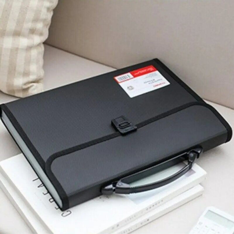 A4 Business Accordion Expanding File Briefcases Paper Folder Document Organiser Document Bag Storage Wallet