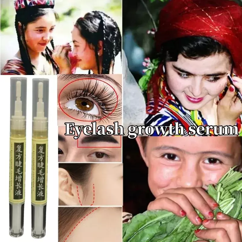 Usma Grass Eyelash Serum Eyebrow hairline Growth Grass Juice  Eyebrow eyelash growth nourishing liquid