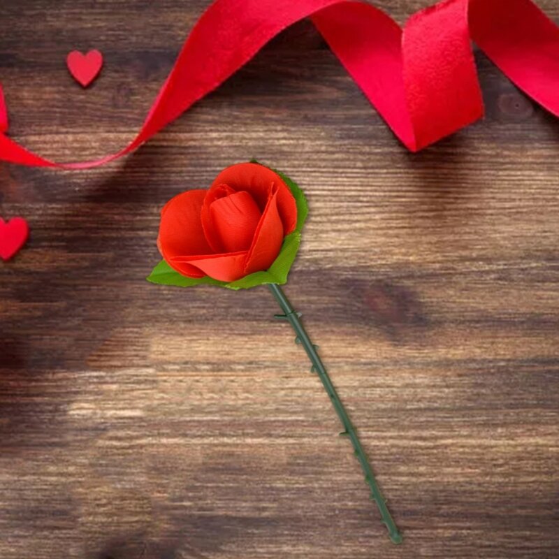 Magische einziehbare Rose erscheint verschwindender Rosenblüten-Trick Mentalismus-Magie