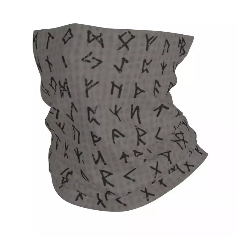 Unisex Futhark Rune Viking Nordic Mythology Bandana, polainas pescoço, Balaclavas, lenço de rosto, Headwear multifuncional, equitação adulta