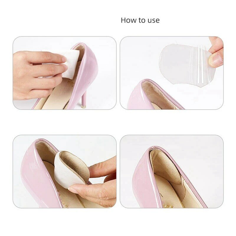 12 Pair After Thickening Pad Keep Abreast Wear Foam Insoles Half A Yard Cushion Heel Stick Sticky Note On High Heels