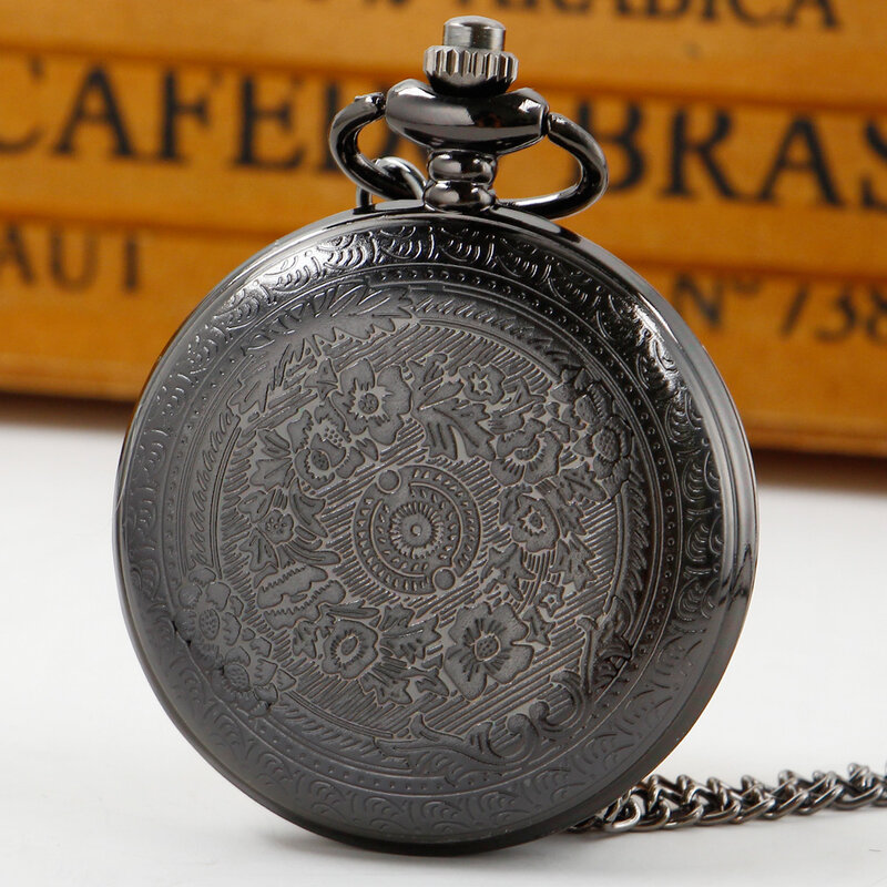 Мужские кварцевые карманные часы с ожерельем в винтажном стиле