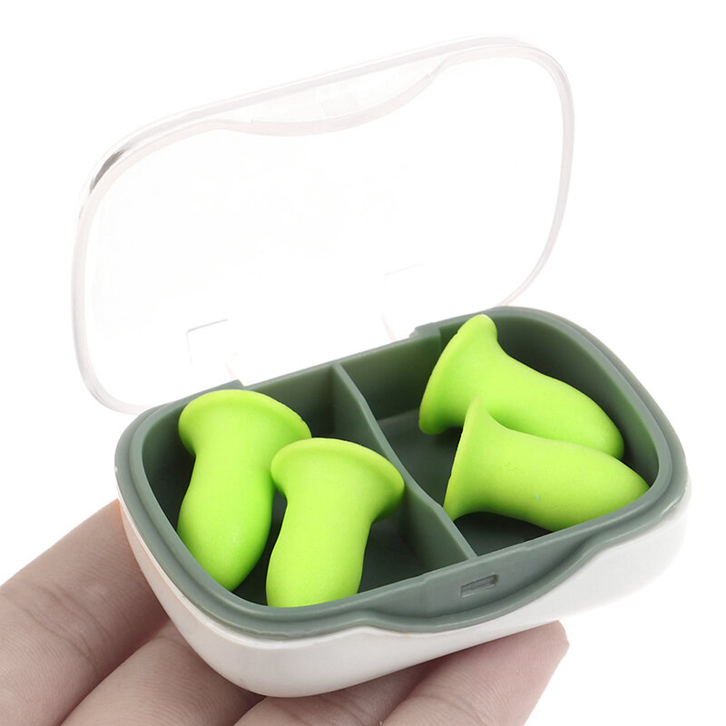 Bouchons d'oreille en silicone souple à réduction de bruit, bouchons d'oreille pour voyage, étude, sommeil, étanche, sécurité auditive, anti-bruit, protecteur d'oreille, 4 pièces
