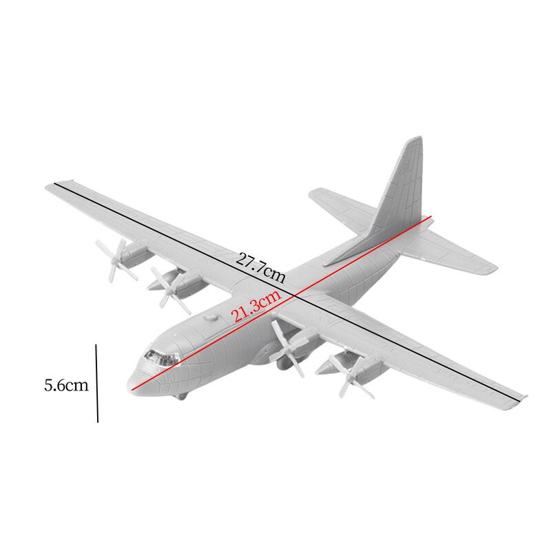 Transport Plane Model Assembled Model Miniature Airplane Model for Collection