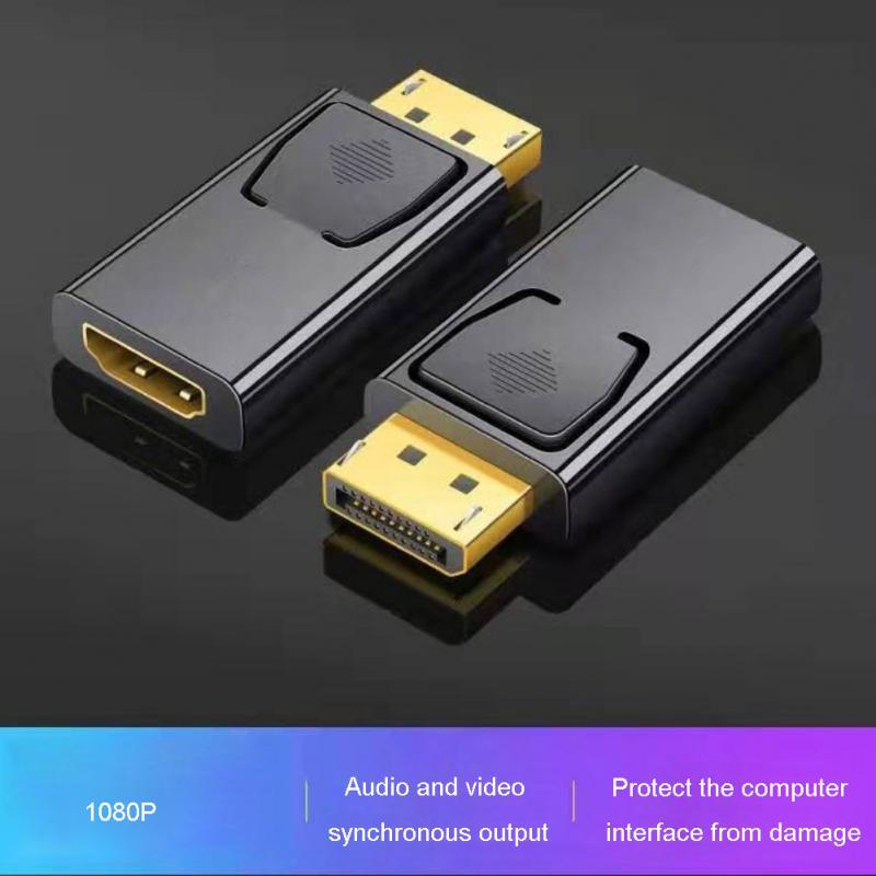 DP To HDMI-compatible Adapter For PC TV Cable Computer Monitor Converter Gold/nickel Plated Plug DisplayPort Usb Adapter