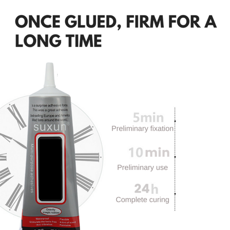 SUXUN Glue Clear Contact Phone Repair Adhesive B-7000 Glass Plastic Universal DIY Glue 15ML 25ML 50ML 110ML
