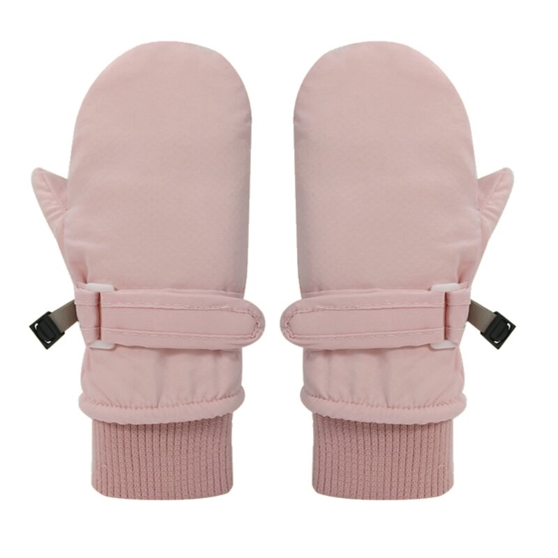 Детские зимние перчатки Быстросохнущие лыжные перчатки с эластичным запястьем Водонепроницаемые перчатки