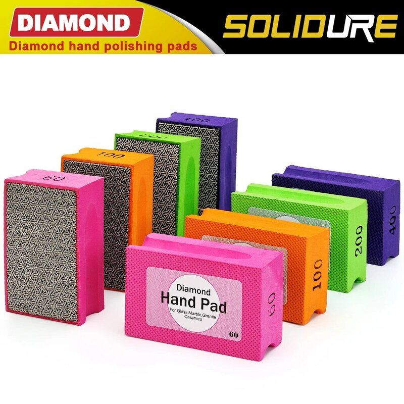 Diamond hand polishing pad  polish grinding ceramic tile diamond abrasive pads for stone,glass and steel