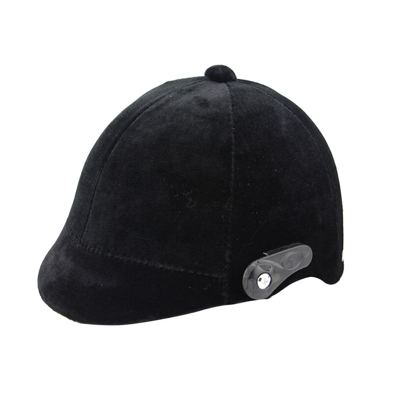 หมวกกันน็อคขี่ม้าแบบปรับขนาดได้หมวกกันน็อคสำหรับขี่ม้าหมวกกันน็อคสำหรับขี่ม้าอุปกรณ์สำหรับขี่ม้าสีดำ