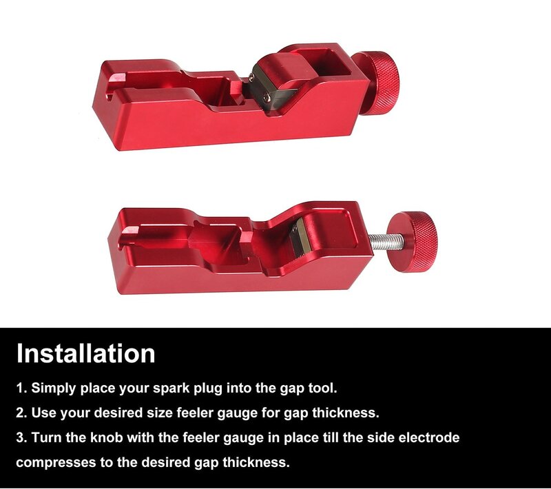Novo 1pc spark plug gap elétrodo ferramenta de compressão universal ajustável para 10mm 12mm 14mm 16mm alta turbo power kit