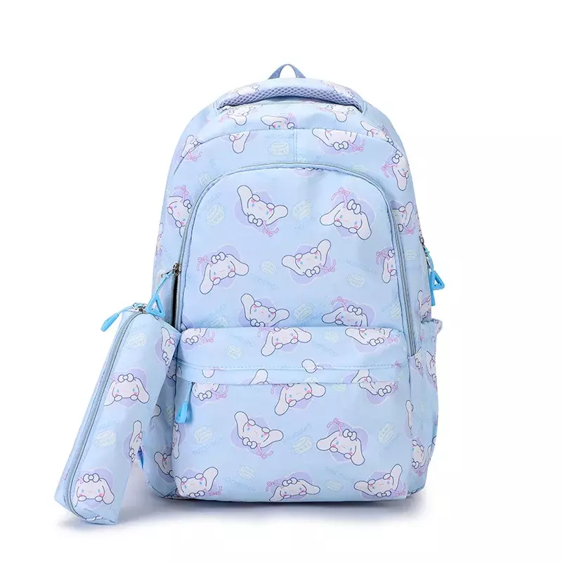 Hello Kitty tas ransel sekolah, tas kasual kapasitas besar imut kartun Musim Semi 2024