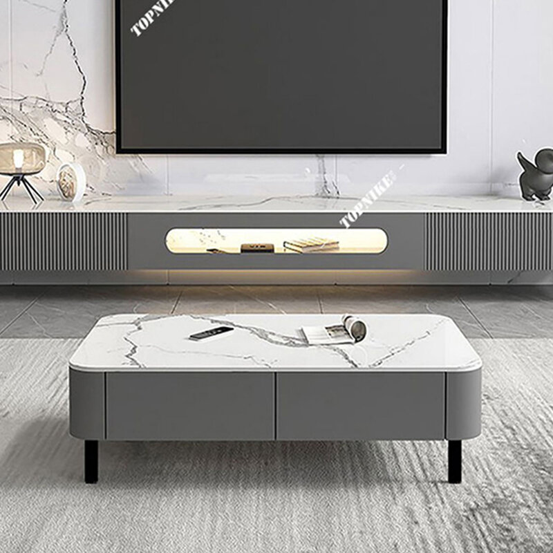 Furnitur hitam kaki persegi yang dapat disesuaikan kaki kabinet dukungan aluminium kaki bantal Sofa meja kopi