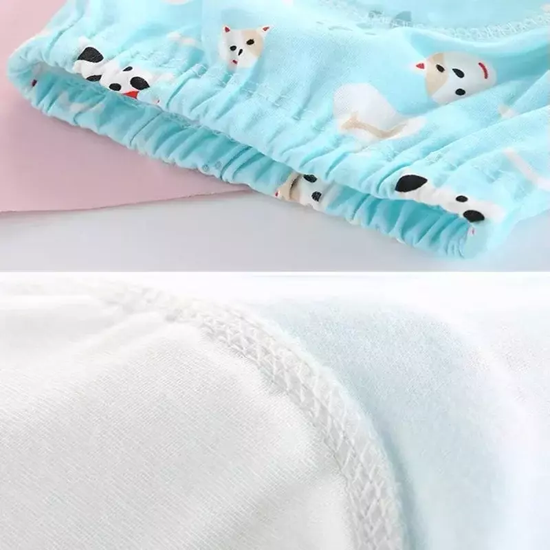 25pc/Lot  Waterproof Cloth Diapers Reusable Toolder Nappies Diaper Baby Underwear Baby Cotton Training Pants Panties