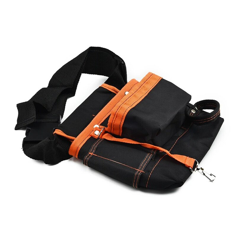 Bolsa de ferramentas de 7 bolsos, cinto, bolsa de cintura com fivela forte, bolsa de armazenamento de ferramentas elétricas, pano oxford, utensílios de mão